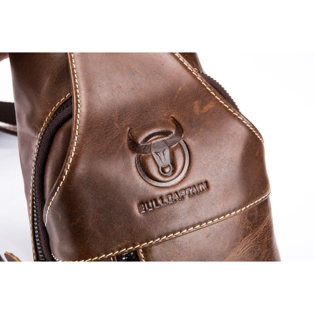 Δερμάτινο τσαντάκι body Bull Captain XB 019 καφέ Δερμάτινο τσαντάκι body Bull Captain XB 019 καφέ