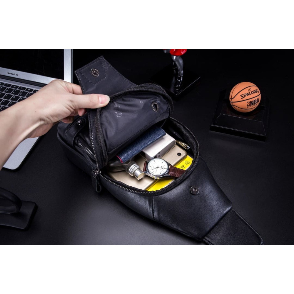 Δερμάτινο τσαντάκι body Bull Captain XB 129 μαύρο Δερμάτινο τσαντάκι body Bull Captain XB 129 μαύρο