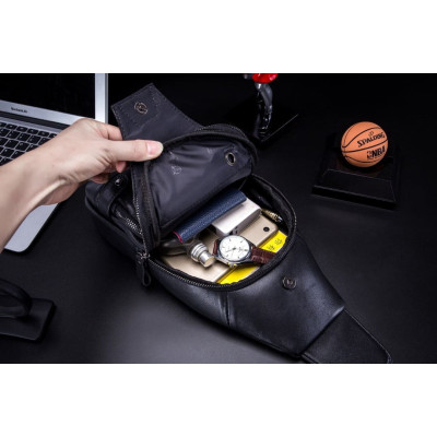Δερμάτινο τσαντάκι body Bull Captain XB 129 μαύρο Δερμάτινο τσαντάκι body Bull Captain XB 129 μαύρο
