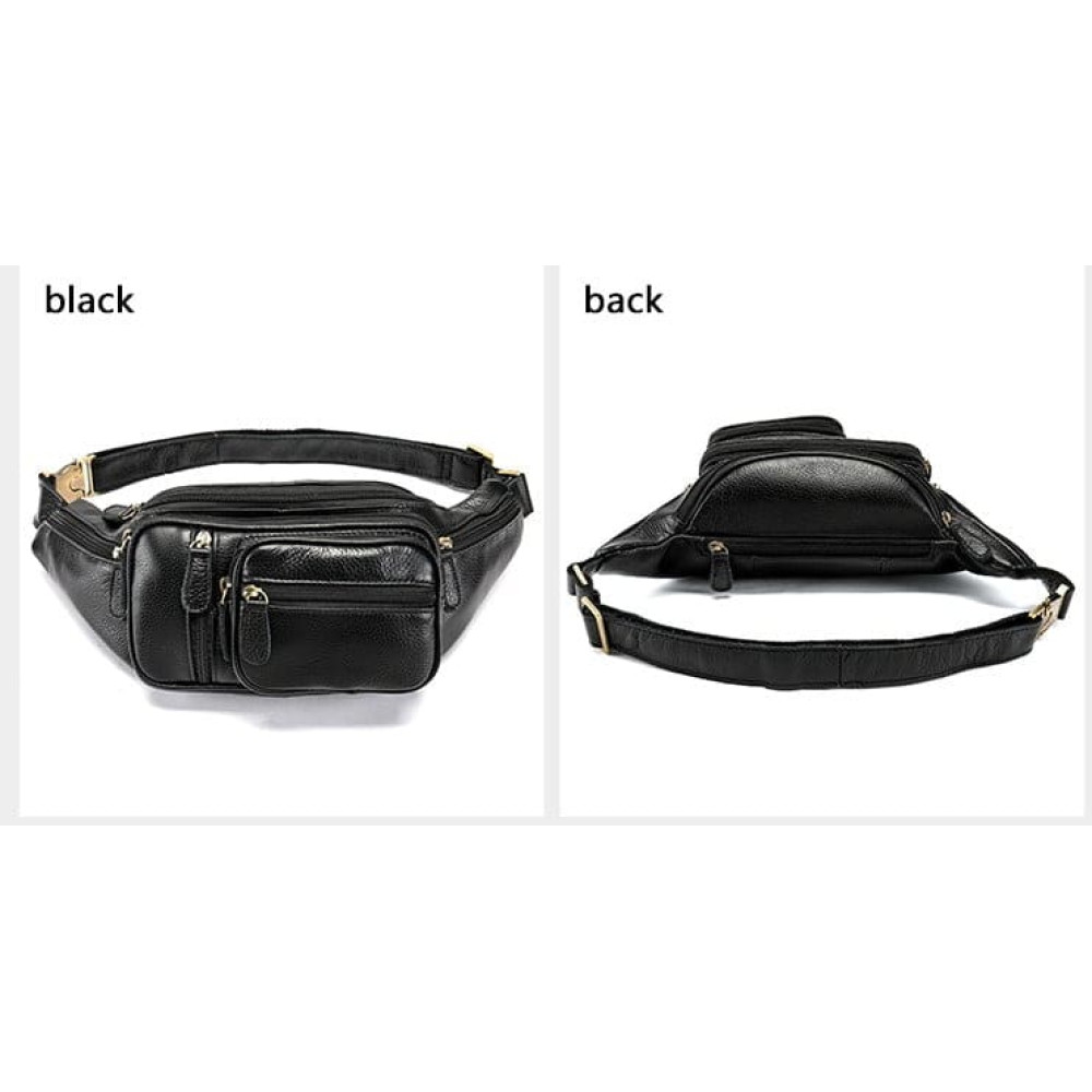 Δερμάτινο τσαντάκι μέσης Cardinal 8336 black Δερμάτινο τσαντάκι μέσης Cardinal 8336 black