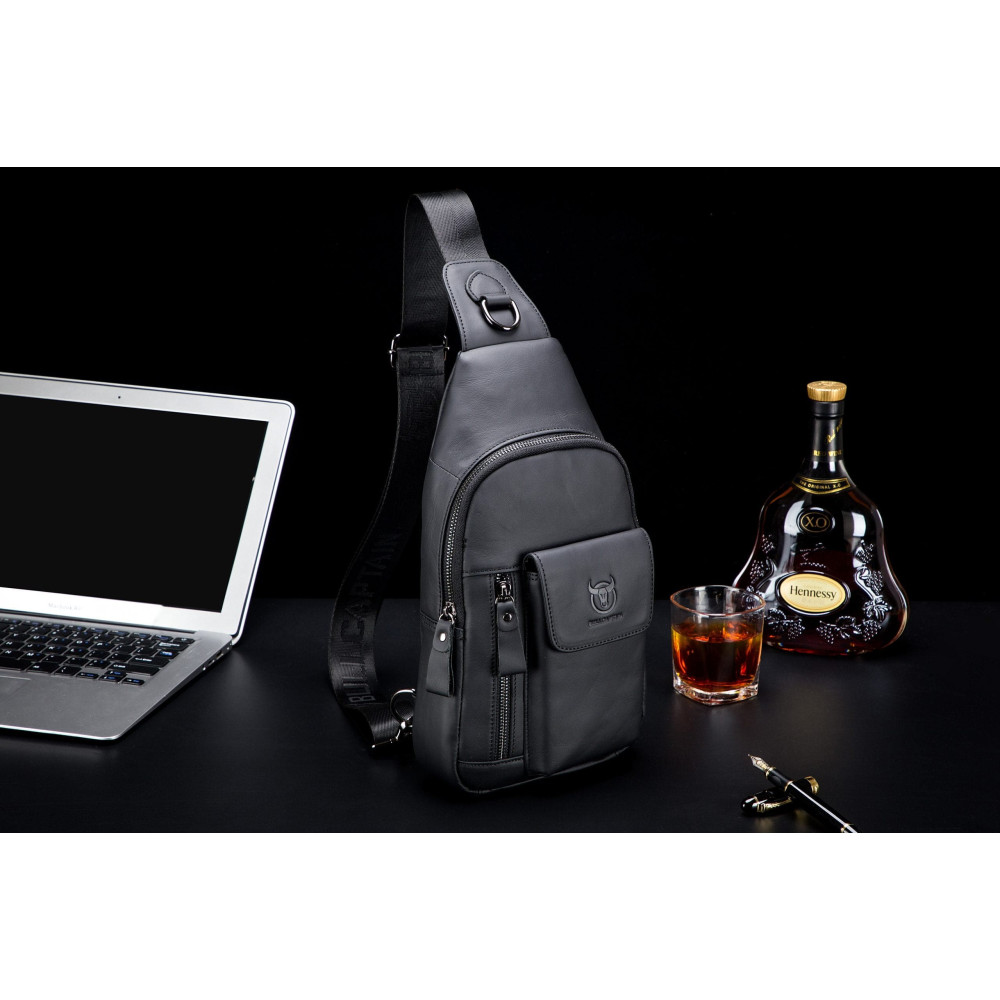 Δερμάτινο τσαντάκι body Bull Captain XB 121 μαύρο Δερμάτινο τσαντάκι body Bull Captain XB 121 μαύρο