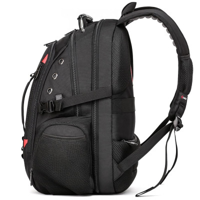 Μεγάλο Laptop Backpack 17,3'' Ανθεκτικό XL Heavy Duty Travel Backpack Bange 1901 μαύρο