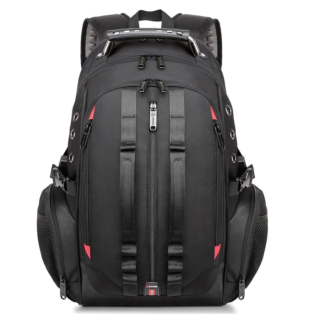 Μεγάλο Laptop Backpack 17,3'' Ανθεκτικό XL Heavy Duty Travel Backpack Bange 1901 μαύρο