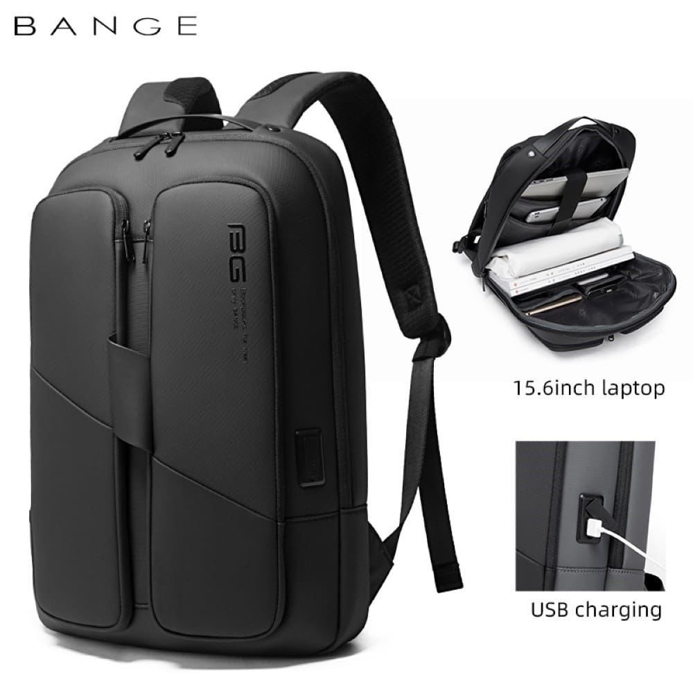 Σακίδιο πλάτης 24L Laptop 15,6” Bange 7238 μαύρο Σακίδιο πλάτης 24L Laptop 15,6” Bange 7238 μαύρο