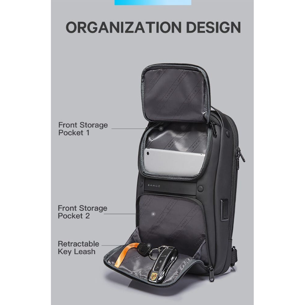 Τσαντάκι ώμου χιαστί crossbody Bange 7258 μαύρο Τσαντάκι ώμου χιαστί crossbody Bange 7258 μαύρο