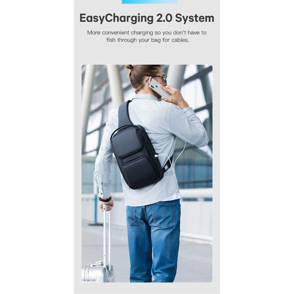 Τσαντάκι ώμου χιαστί crossbody Bange 7258 μαύρο Τσαντάκι ώμου χιαστί crossbody Bange 7258 μαύρο