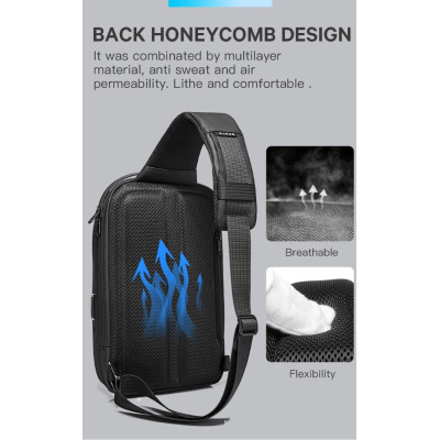Τσαντάκι ώμου χιαστί crossbody Bange 7258 μαύρο Τσαντάκι ώμου χιαστί crossbody Bange 7258 μαύρο