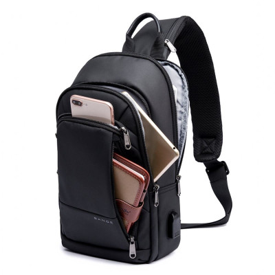 Τσαντάκι ώμου χιαστί crossbody Bange 1911 μαύρο Τσαντάκι ώμου χιαστί crossbody Bange 1911 μαύρο