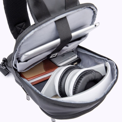 Τσαντάκι ώμου χιαστί crossbody Bange 1911 μαύρο Τσαντάκι ώμου χιαστί crossbody Bange 1911 μαύρο