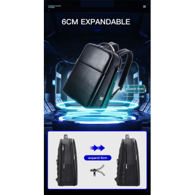 Σακίδιο πλάτης Αντικλεπτικό 24L Laptop 15,6” Bopai 61-18911 μαύρο