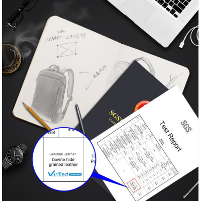 Δερμάτινο Σακίδιο πλάτης Αντικλεπτικό 21L Laptop 15,6” Bopai 61-52711 μαύρο Δερμάτινο Σακίδιο πλάτης Αντικλεπτικό 21L Laptop 15,6” Bopai 61-52711 μαύρο