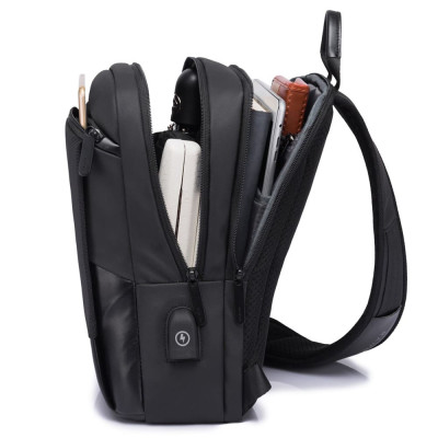 Τσαντάκι ώμου χιαστί crossbody Bange 77112 μαύρο Τσαντάκι ώμου χιαστί crossbody Bange 77112 μαύρο
