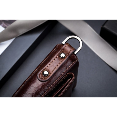 Δερμάτινο πορτοφόλι Bull Captain QB057 καφέ