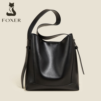 Δερμάτινη Γυναικεία Τσάντα Shopper ‘Ωμου Foxer 9136015F μαύρο Δερμάτινη Γυναικεία Τσάντα Shopper ‘Ωμου Foxer 9136015F μαύρο