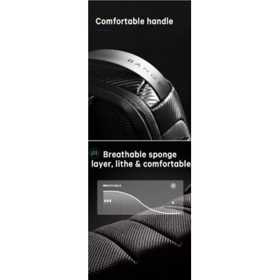 Τσαντάκι ώμου χιαστί crossbody Bange 22085 plus μαύρο