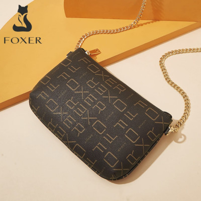 Γυναικεία Τσάντα PVC Χιαστί Foxer 9140097F καφέ Γυναικεία Τσάντα PVC Χιαστί Foxer 9140097F καφέ