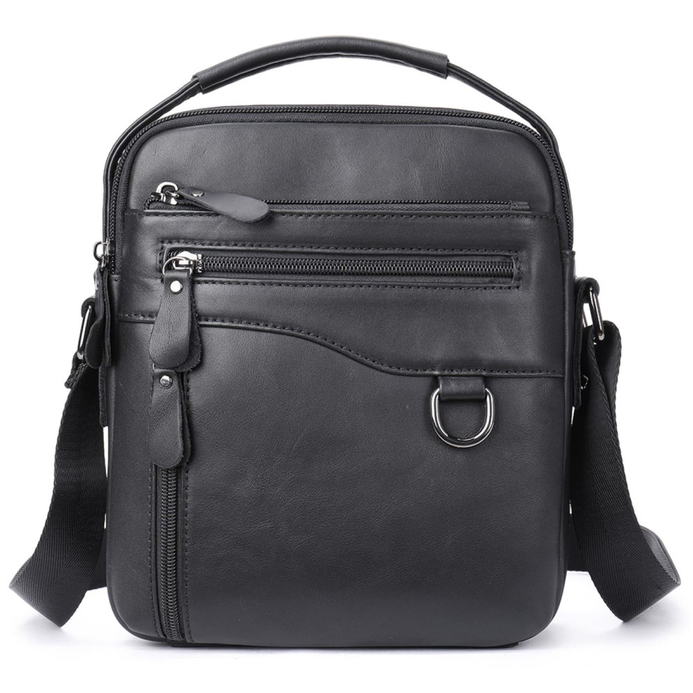 Δερμάτινο τσαντάκι ώμου Cardinal 7012 black Δερμάτινο τσαντάκι ώμου Cardinal 7012 black