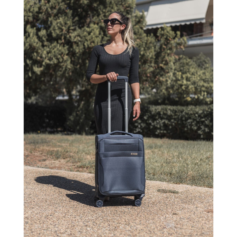 Βαλίτσα trolley Cardinal μικρή μεσαία 3400 50/60cm σκούρο μπλέ Βαλίτσα trolley Cardinal μικρή μεσαία 3400 50/60cm σκούρο μπλέ