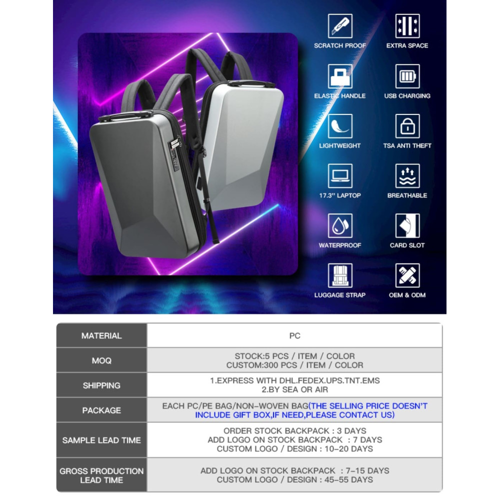 Σακίδιο πλάτης Αντικλεπτικό 22L Laptop 17,3 Bopai 61-93319A μαύρο Σακίδιο πλάτης Αντικλεπτικό 22L Laptop 17,3 Bopai 61-93319A μαύρο