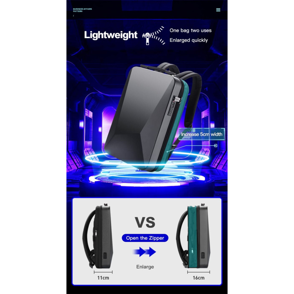 Σακίδιο πλάτης Αντικλεπτικό 22L Laptop 17,3 Bopai 61-93319A μαύρο Σακίδιο πλάτης Αντικλεπτικό 22L Laptop 17,3 Bopai 61-93319A μαύρο