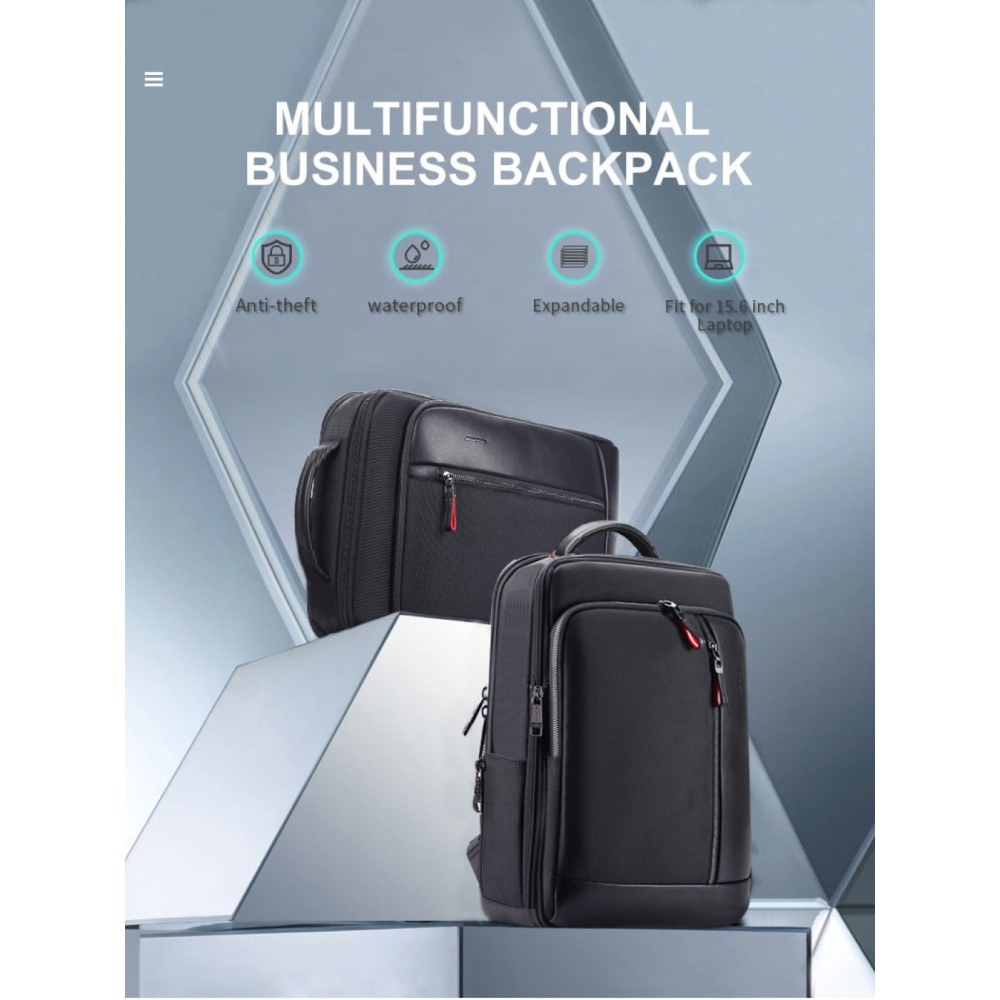 Σακίδιο πλάτης Αντικλεπτικό 24L Laptop 15,6” Bopai 751-006641A μαύρο Σακίδιο πλάτης Αντικλεπτικό 24L Laptop 15,6” Bopai 751-006641A μαύρο