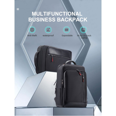 Σακίδιο πλάτης Αντικλεπτικό 24L Laptop 15,6” Bopai 751-006641A μαύρο Σακίδιο πλάτης Αντικλεπτικό 24L Laptop 15,6” Bopai 751-006641A μαύρο