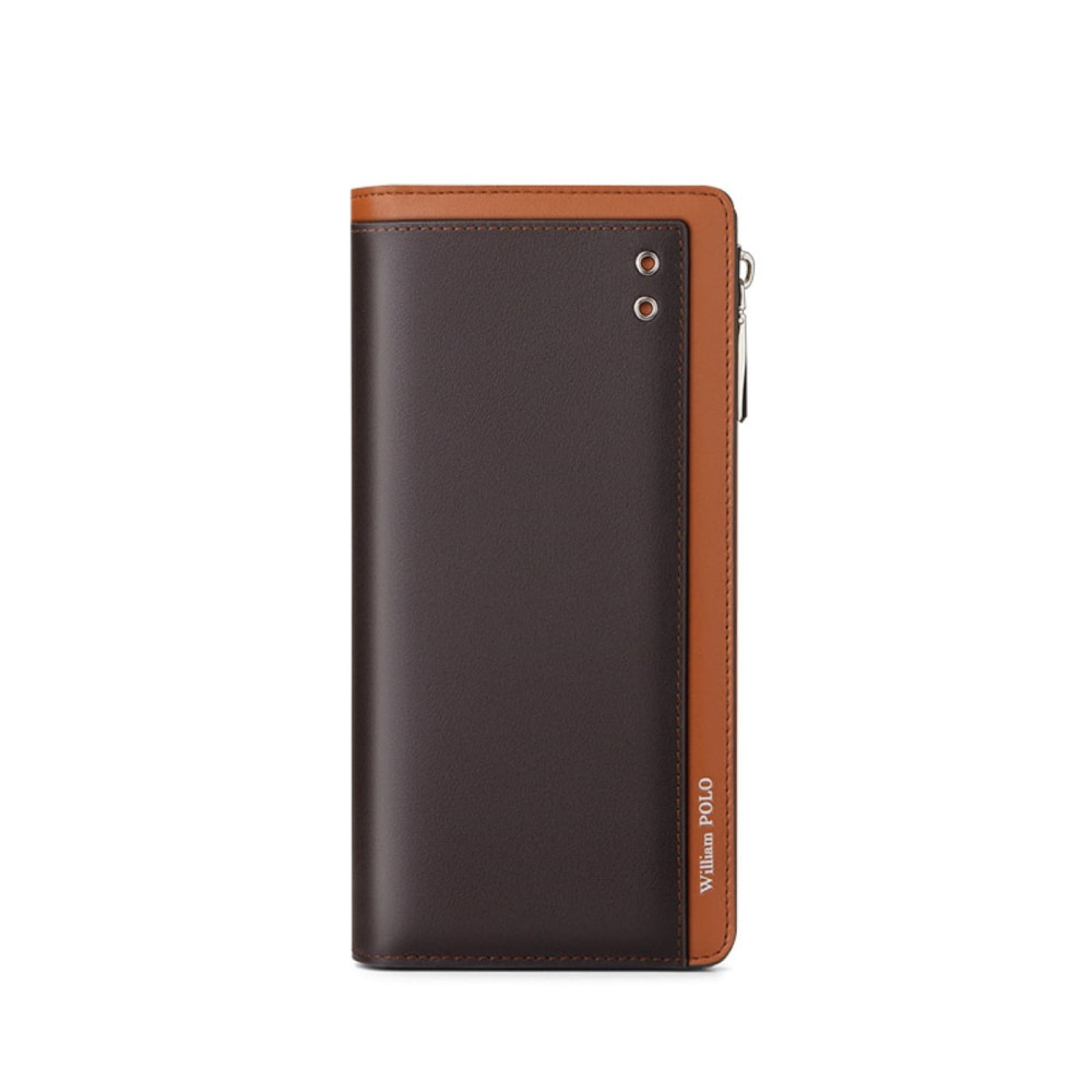 Δερμάτινο Ανδρικό πορτοφόλι William Polo 201499 brown Δερμάτινο Ανδρικό πορτοφόλι William Polo 201499 brown