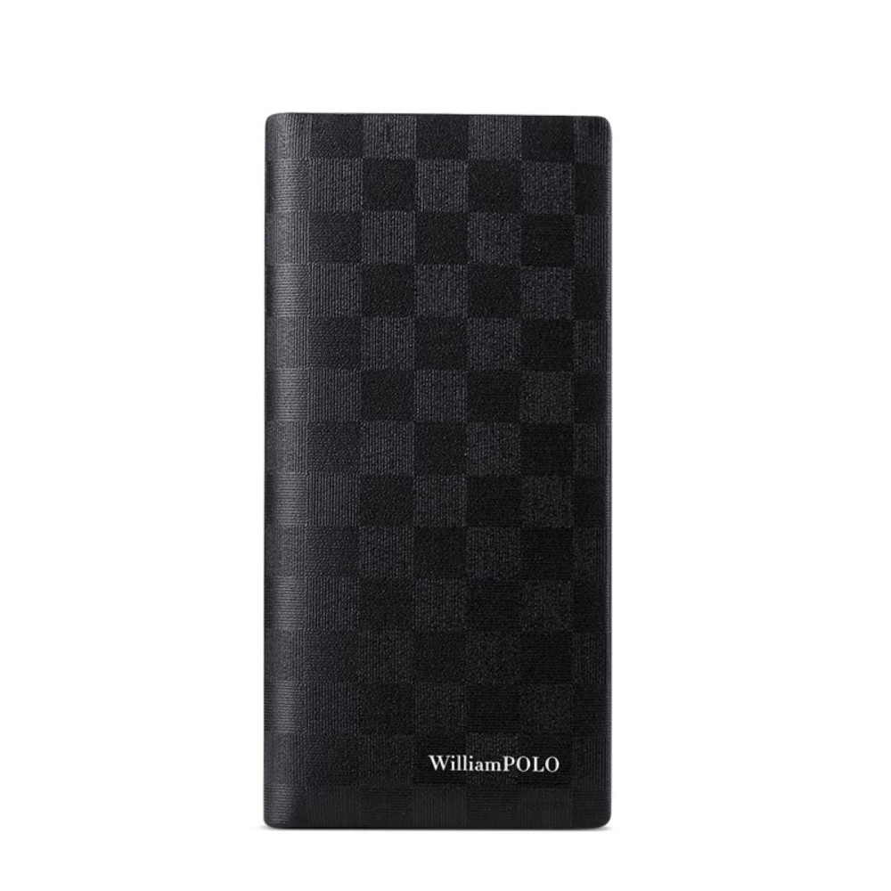 Δερμάτινο Ανδρικό πορτοφόλι William Polo 201502 black Δερμάτινο Ανδρικό πορτοφόλι William Polo 201502 black