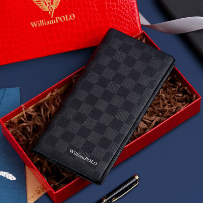 Δερμάτινο Ανδρικό πορτοφόλι William Polo 201502 black Δερμάτινο Ανδρικό πορτοφόλι William Polo 201502 black