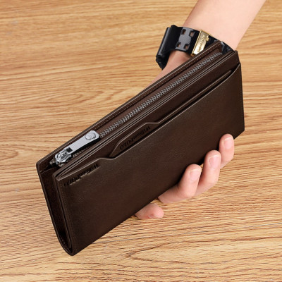 Δερμάτινο Ανδρικό πορτοφόλι William Polo 211566 dark brown Δερμάτινο Ανδρικό πορτοφόλι William Polo 211566 dark brown