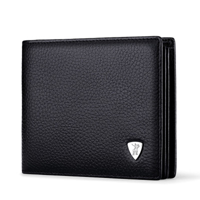 Δερμάτινο Ανδρικό πορτοφόλι William Polo 213  black