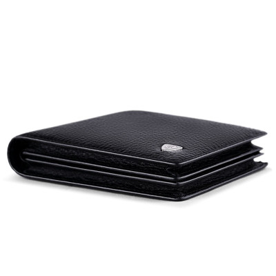 Δερμάτινο Ανδρικό πορτοφόλι William Polo 213 black Δερμάτινο Ανδρικό πορτοφόλι William Polo 213 black