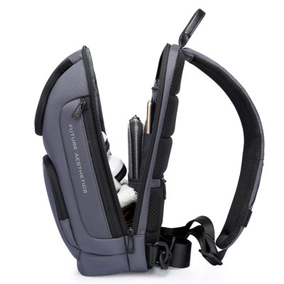 Τσαντάκι ώμου χιαστί crossbody Bange 7565 γκρί Τσαντάκι ώμου χιαστί crossbody Bange 7565 γκρί