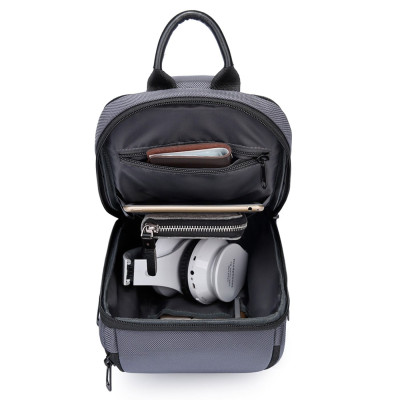 Τσαντάκι ώμου χιαστί crossbody Bange 7565 γκρί Τσαντάκι ώμου χιαστί crossbody Bange 7565 γκρί