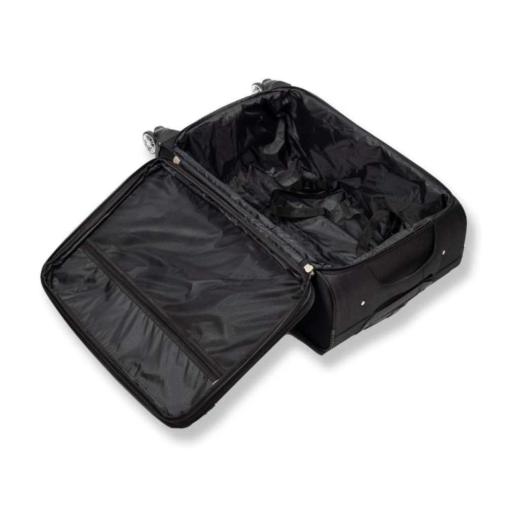 Βαλίτσα trolley Cardinal μικρή μεσαία 3700 50/60cm μαύρη Βαλίτσα trolley Cardinal μικρή μεσαία 3700 50/60cm μαύρη