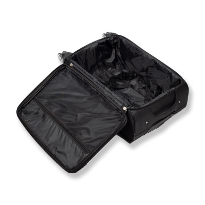 Βαλίτσα trolley Cardinal μικρή μεσαία 3700 50/60cm μαύρη Βαλίτσα trolley Cardinal μικρή μεσαία 3700 50/60cm μαύρη