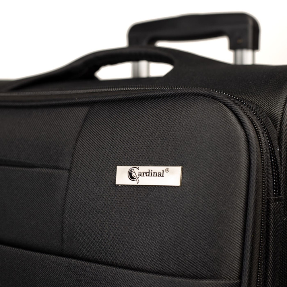 Βαλίτσα trolley Cardinal μικρή μεσαία 3700 50/60cm μαύρη Βαλίτσα trolley Cardinal μικρή μεσαία 3700 50/60cm μαύρη