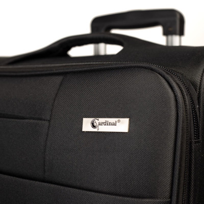 Βαλίτσα trolley Cardinal μικρή μεσαία 3700 50/60cm μαύρη Βαλίτσα trolley Cardinal μικρή μεσαία 3700 50/60cm μαύρη