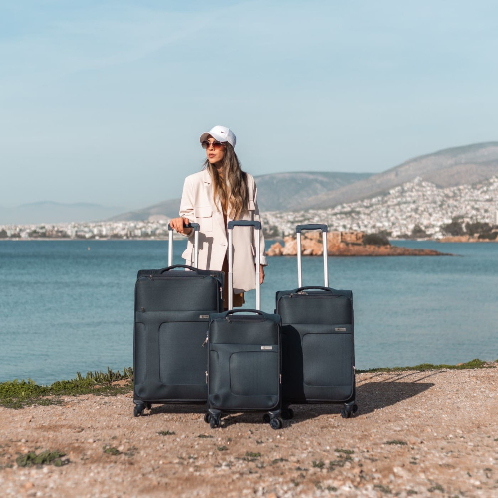 Βαλίτσες trolley (σετ 3 τεμαχίων) Cardinal 3800 σκούρο μπλέ Βαλίτσες trolley (σετ 3 τεμαχίων) Cardinal 3800 σκούρο μπλέ