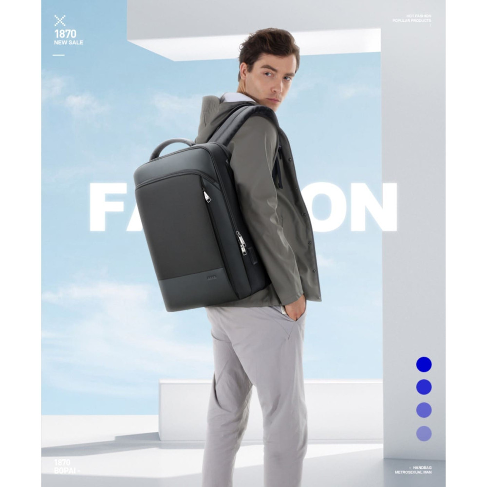Σακίδιο πλάτης Αντικλεπτικό 24L Laptop 15,6” Bopai 61-07311 μαύρο Σακίδιο πλάτης Αντικλεπτικό 24L Laptop 15,6” Bopai 61-07311 μαύρο