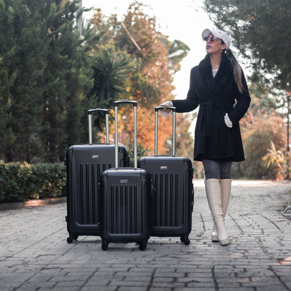 Βαλίτσες ταξιδιού (σέτ 3 τεμαχίων) Cardinal 2013 μαύρη
