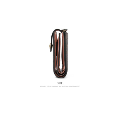 Γυναικείο PVC πορτοφόλι Foxer 2161006F καφέ σκούρο Γυναικείο PVC πορτοφόλι Foxer 2161006F καφέ σκούρο