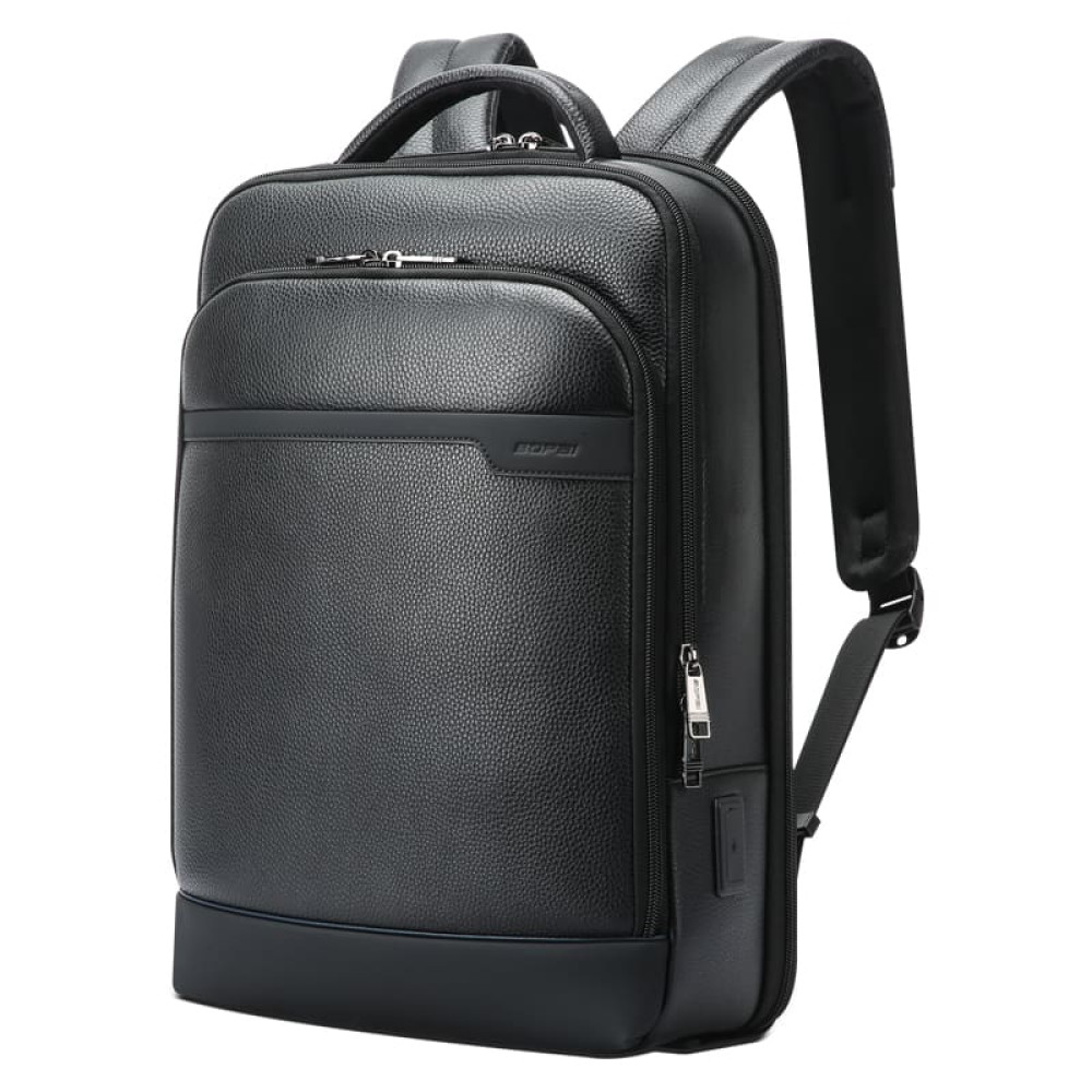 Δερμάτινο Σακίδιο πλάτης Αντικλεπτικό 24L Laptop 15,6” Bopai 61-122391 μαύρο Δερμάτινο Σακίδιο πλάτης Αντικλεπτικό 24L Laptop 15,6” Bopai 61-122391 μαύρο