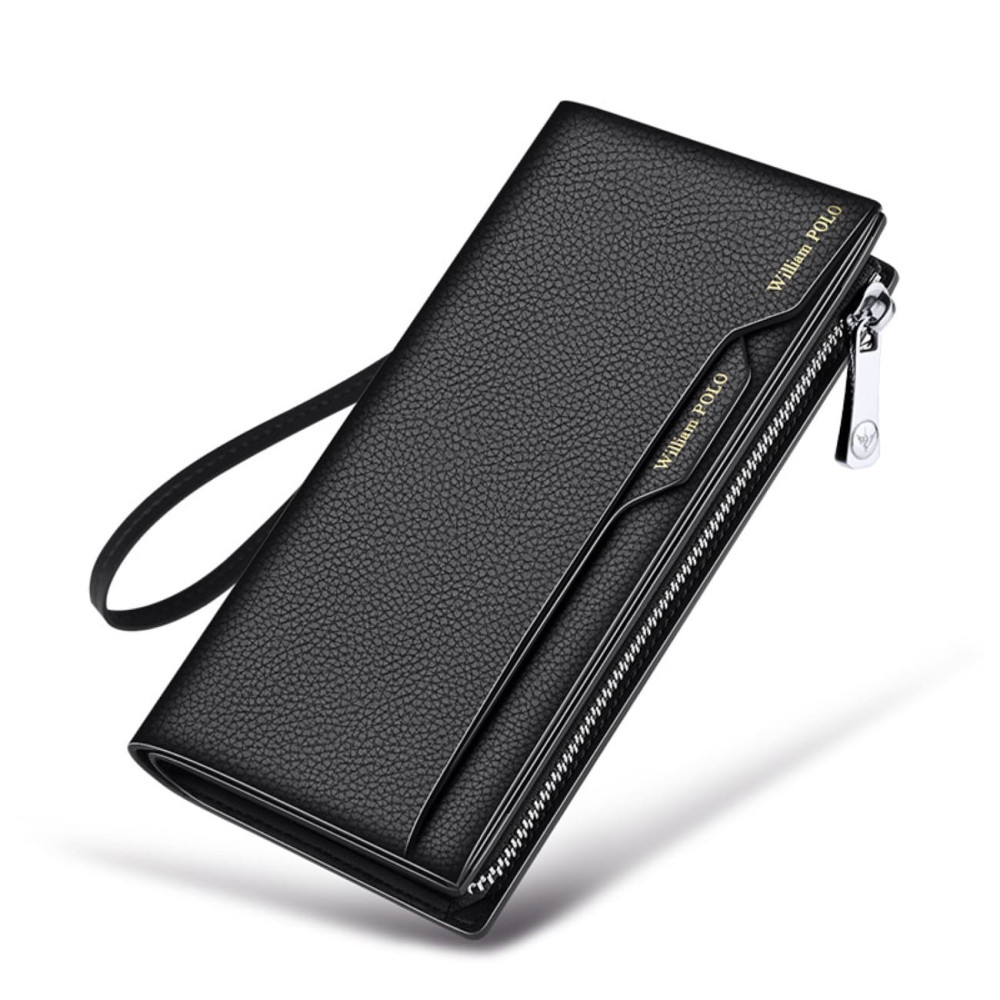 Δερμάτινο Ανδρικό πορτοφόλι William Polo 191469 black Δερμάτινο Ανδρικό πορτοφόλι William Polo 191469 black