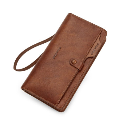 Δερμάτινο Ανδρικό πορτοφόλι William Polo 218163 Brown Δερμάτινο Ανδρικό πορτοφόλι William Polo 218163 Brown