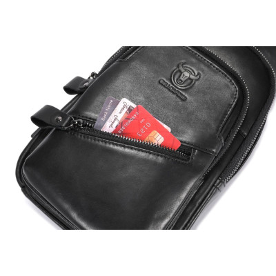 Δερμάτινο τσαντάκι body Bull Captain XB 127 μαύρο