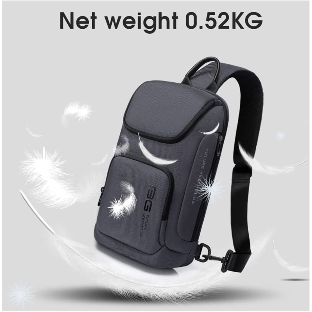 Τσαντάκι ώμου χιαστί crossbody Bange 7565 γκρί Τσαντάκι ώμου χιαστί crossbody Bange 7565 γκρί