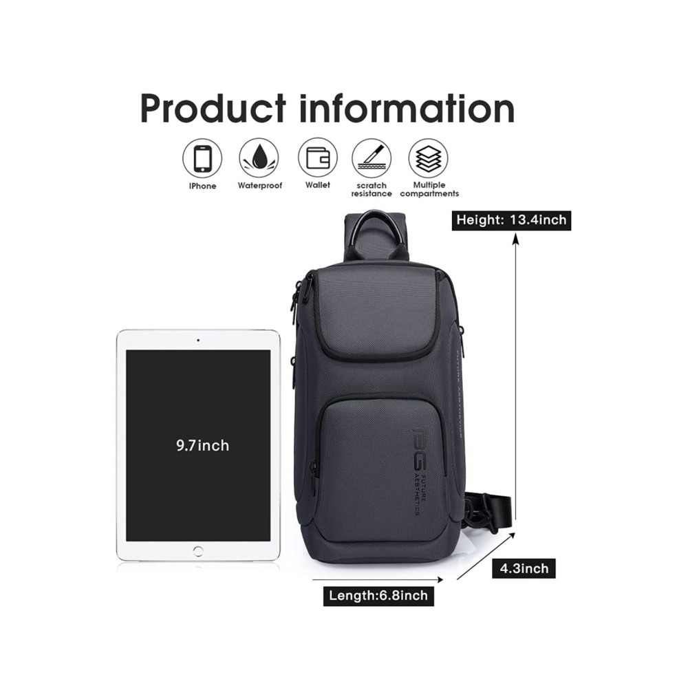 Τσαντάκι ώμου χιαστί crossbody Bange 7565 γκρί Τσαντάκι ώμου χιαστί crossbody Bange 7565 γκρί