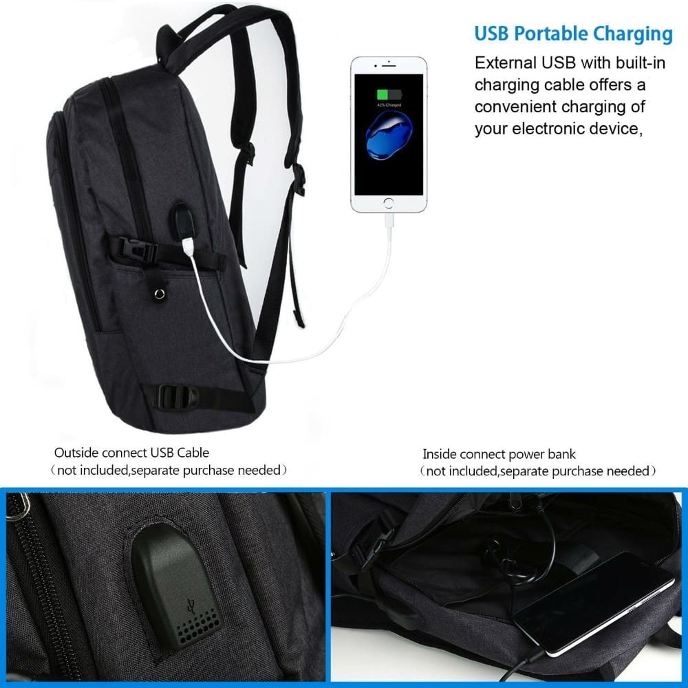 Σακίδιο πλάτης 20L Laptop 15,6” Mancro 1006 μαύρο Σακίδιο πλάτης 20L Laptop 15,6” Mancro 1006 μαύρο