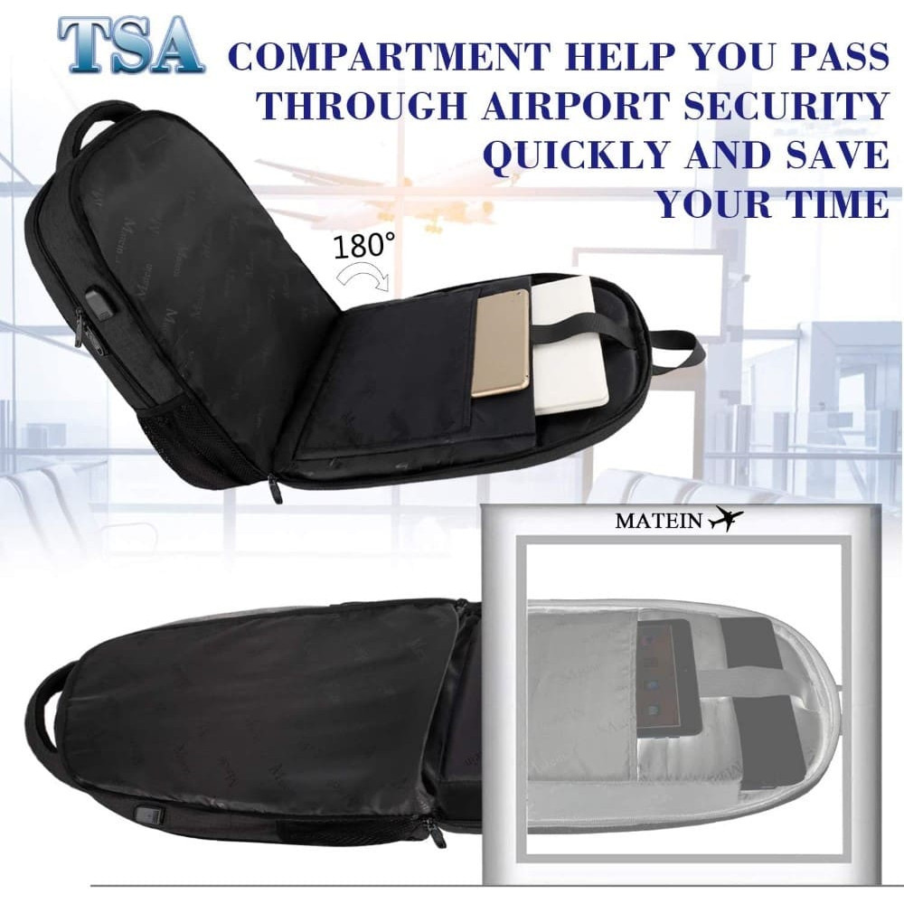 Σακίδιο πλάτης 28L Laptop 15,6” Matein 1007 μαύρο Σακίδιο πλάτης 28L Laptop 15,6” Matein 1007 μαύρο